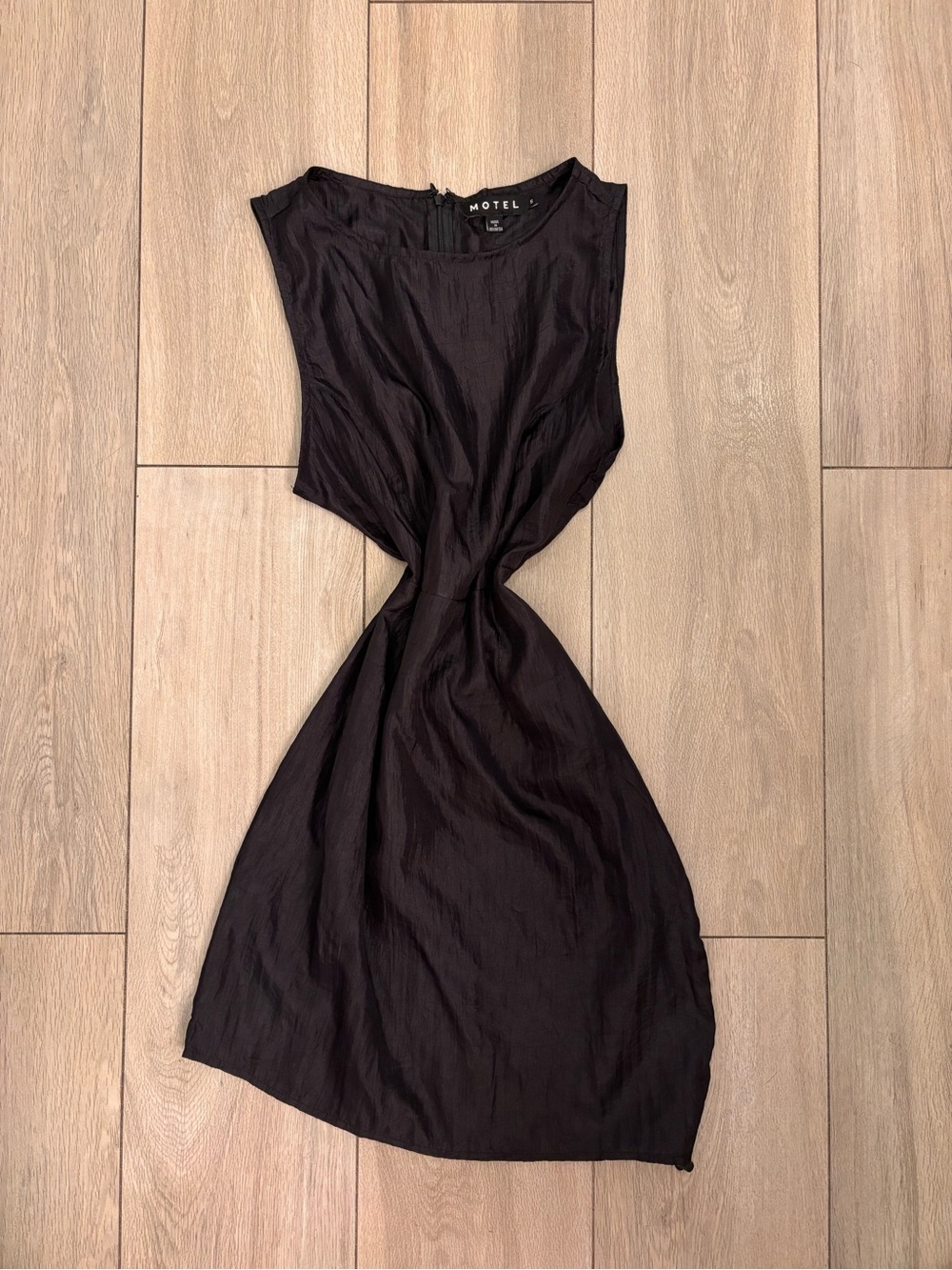 Motel Rocks Black Parachute Dress